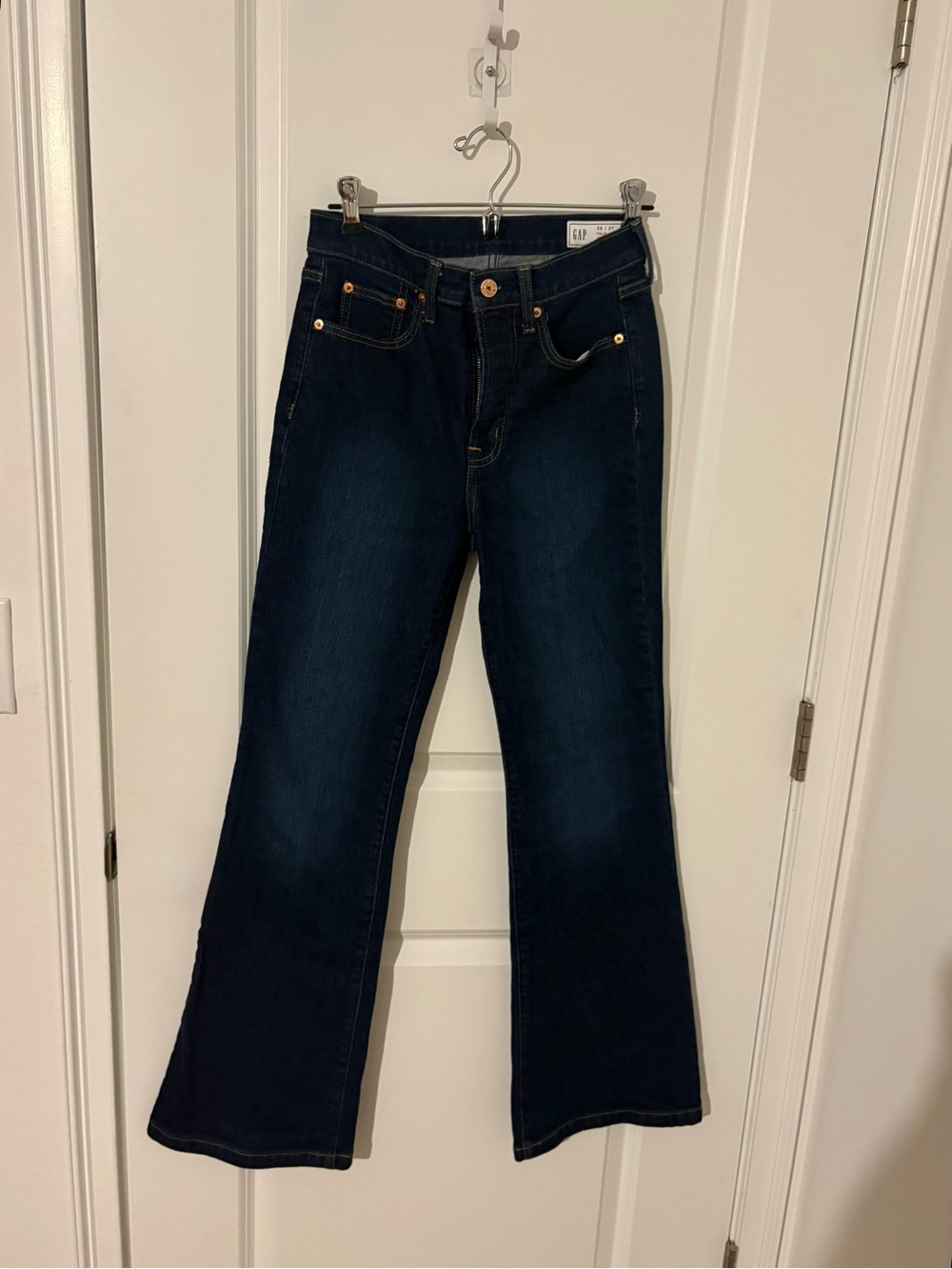 GAP Women's Dark Indigo Flare Jeans